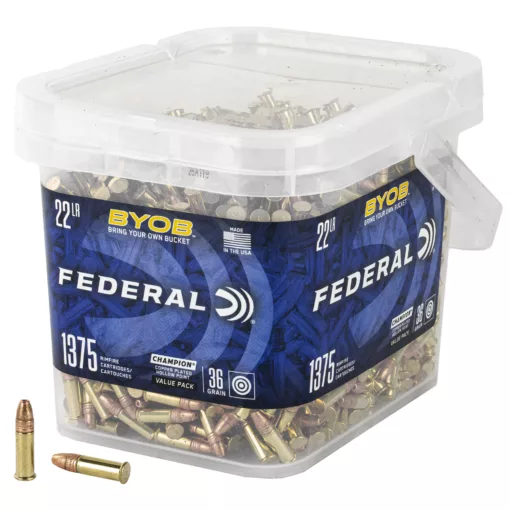 Federal BYOB Rimfire Bucket .22LR 36Gr