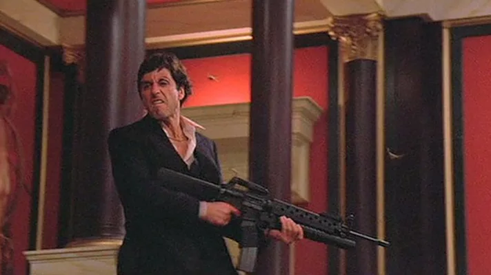 5 Most Famous Guns from Movies AR 15 From Scarface